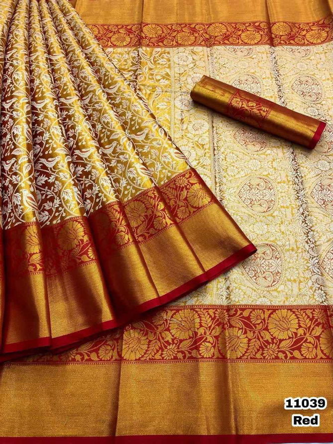 LC 88 Kanjivaram Silk Wedding Wear Sarees Suppliers In India